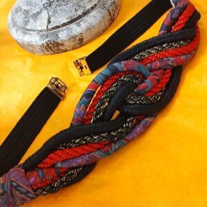 Vintage Leather Shop Braided Belt
